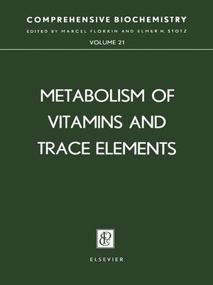 cover image of Metabolism of Vitamins and Trace Elements